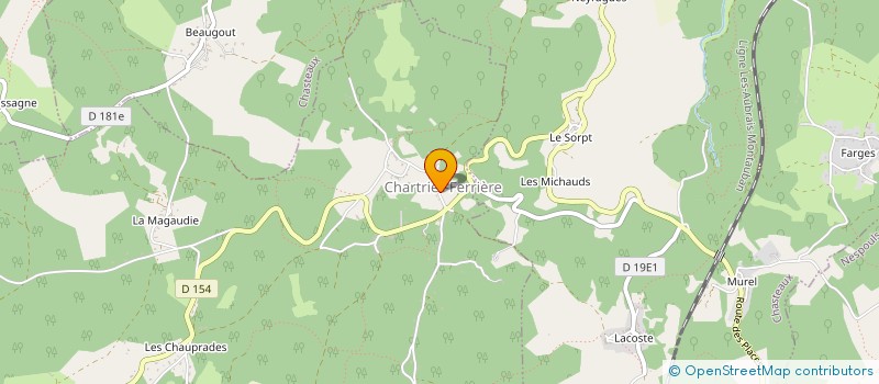 localisation de l'entreprise LCD à LISSAC-SUR-COUZE