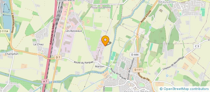 localisation de l'entreprise LCD  ETOILE-SUR-RHONE