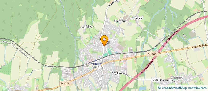 localisation de l'entreprise LCD à VALLEIRY