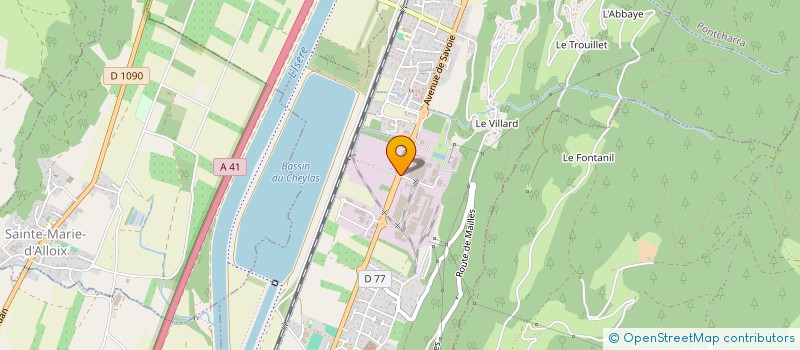 localisation de l'entreprise LCD  LE CHEYLAS