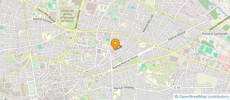 localisation de l'entreprise LCD GESTION à PAU