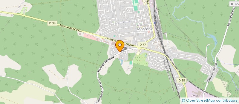 localisation de l'entreprise LCD INGENIERIE à MORCENX-LA-NOUVELLE