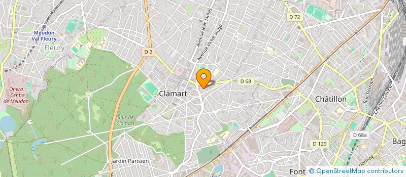 localisation de l'entreprise LCD-LM à CLAMART