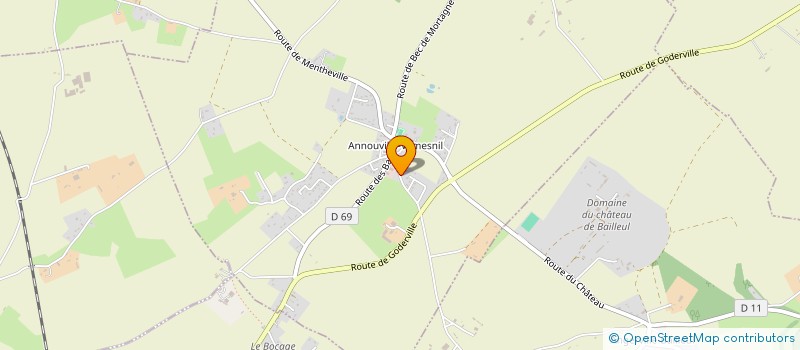 localisation de l'entreprise LCD NOUVELLES ENERGIES  ANNOUVILLE-VILMESNIL