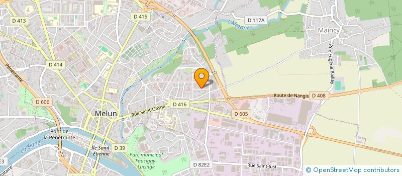 localisation de l'entreprise LCD PEINTURE à MELUN