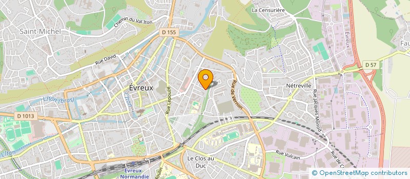 localisation de l'entreprise LCD SERVICE à EVREUX