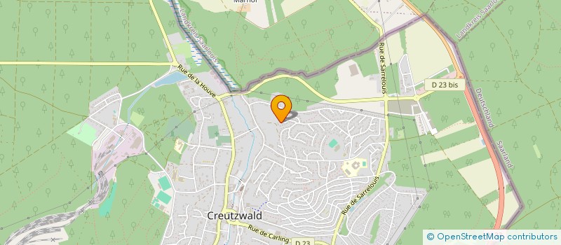 localisation de l'entreprise LCD SOLUTION à CREUTZWALD