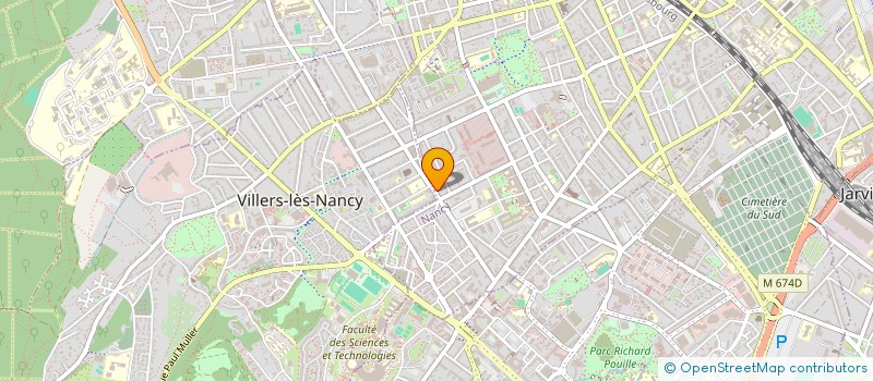 localisation de l'entreprise LCD TIERCELINS  NANCY