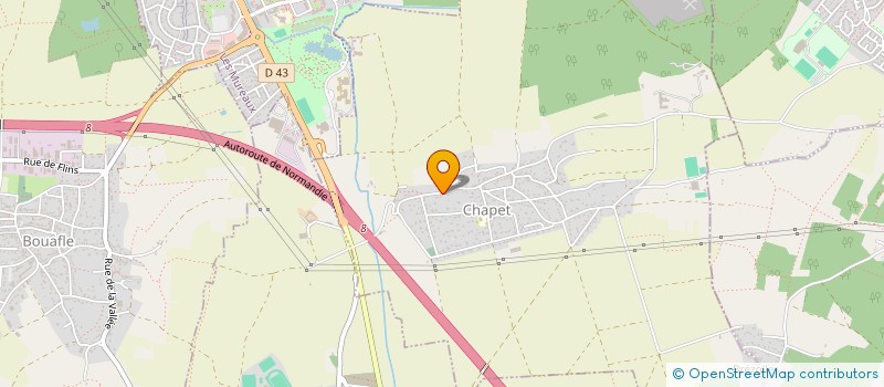 localisation de l'entreprise LCD VISION  CHAPET