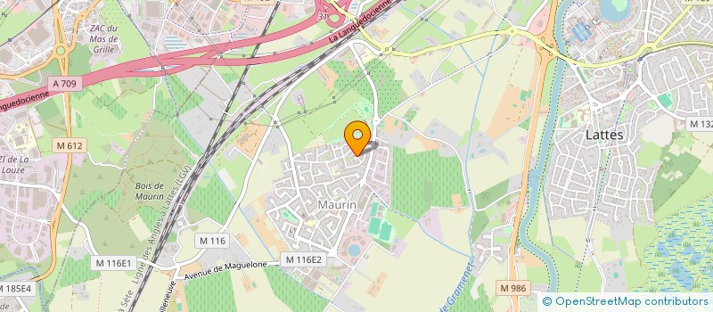 localisation de l'entreprise LCD5 à LATTES