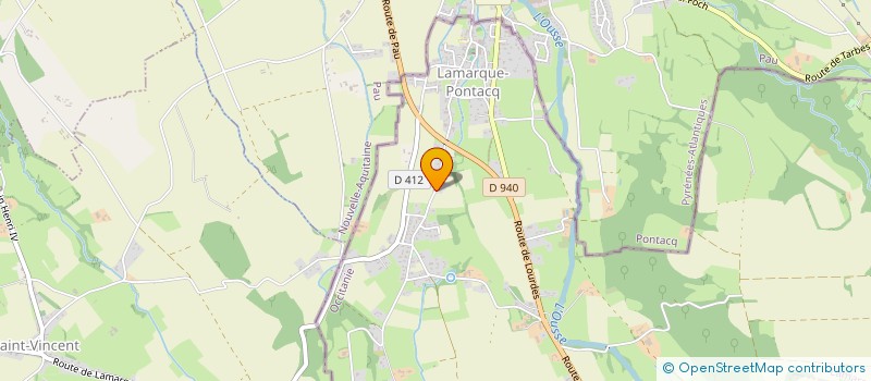 localisation de l'entreprise LCD6188  LAMARQUE-PONTACQ