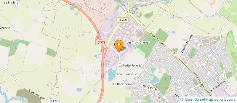localisation de l'entreprise LCDA à AVRILLE