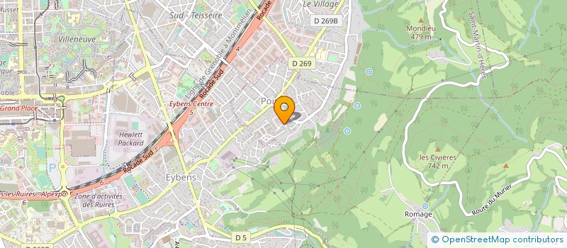 localisation de l'entreprise LCDA DIFFUSION à DOMENE