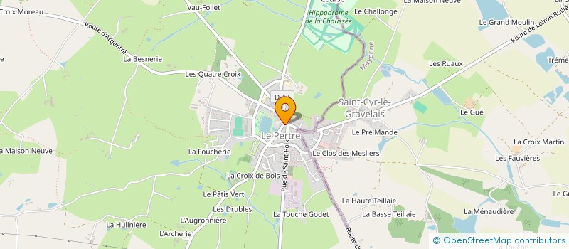 localisation de l'entreprise LCDB  LE PERTRE