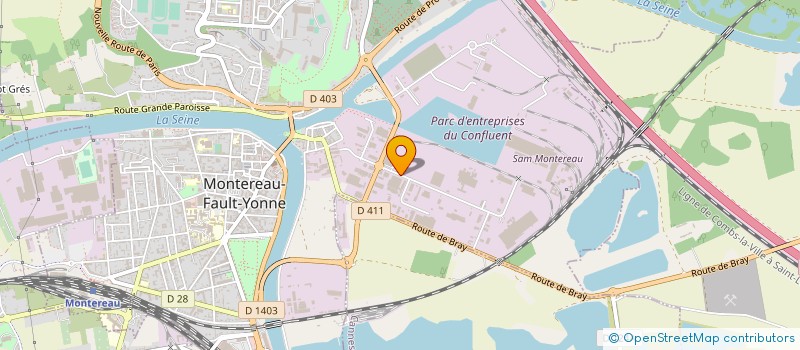 localisation de l'entreprise LCDC à MONTEREAU-FAULT-YONNE