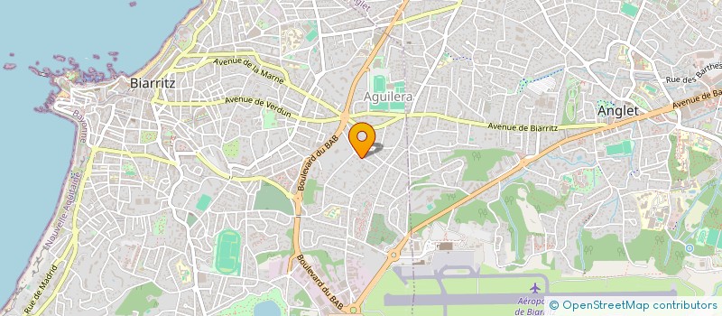 localisation de l'entreprise LCDC à BIARRITZ