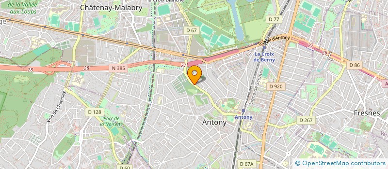 localisation de l'entreprise LCDC GROUP à ANTONY