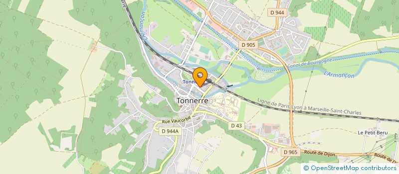 localisation de l'entreprise LCDD à TONNERRE