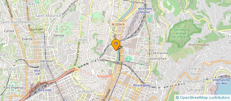 localisation de l'entreprise LCDE (LES COUSSINS D'EMILIE) à NICE
