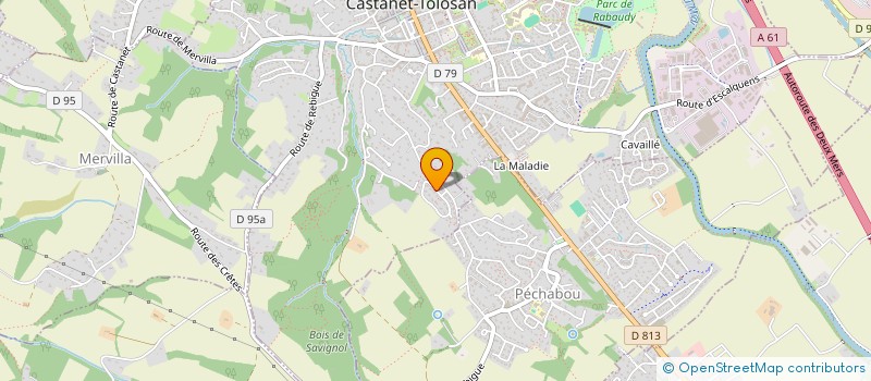 localisation de l'entreprise LCDEAU à CASTANET-TOLOSAN