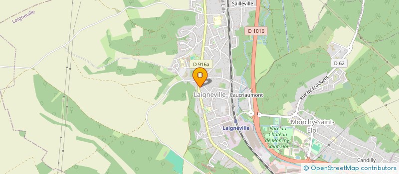 localisation de l'entreprise LCDESHOMMES  LAIGNEVILLE