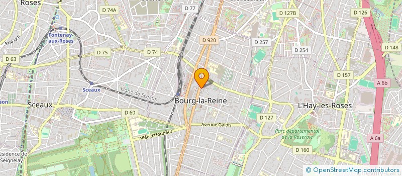 localisation de l'entreprise LCDF à BOURG-LA-REINE