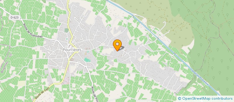localisation de l'entreprise LCDF GROUP à POURRIERES