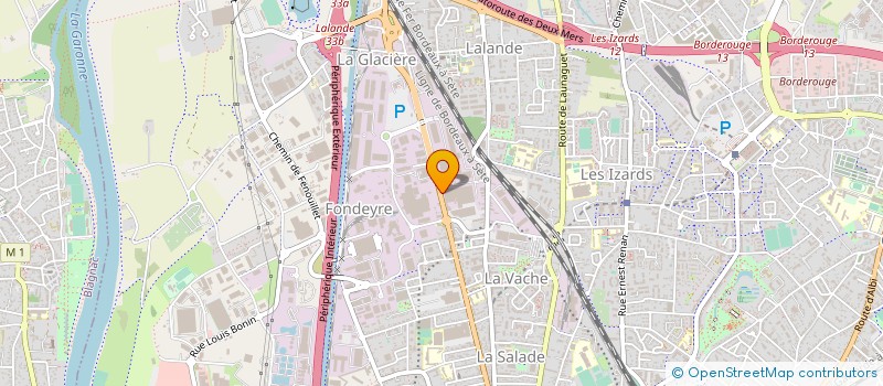 localisation de l'entreprise LCDH 47300  TOULOUSE