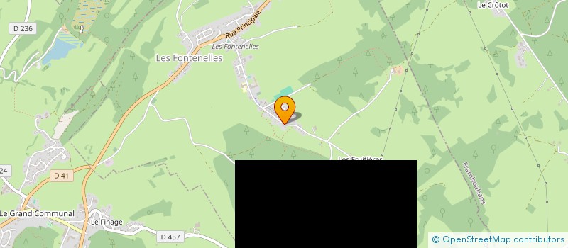 localisation de l'entreprise LCDI  LES FONTENELLES