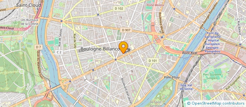 localisation de l'entreprise LCDL à BOULOGNE-BILLANCOURT