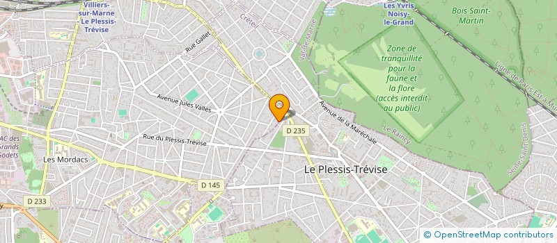 localisation de l'entreprise LCDL  LE PLESSIS-TREVISE