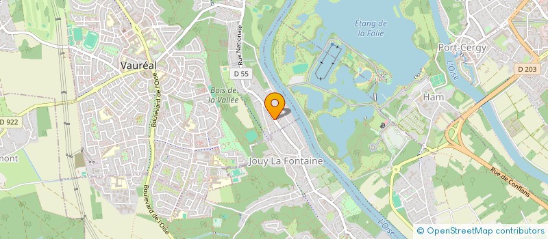 localisation de l'entreprise LCDMM  VAUREAL