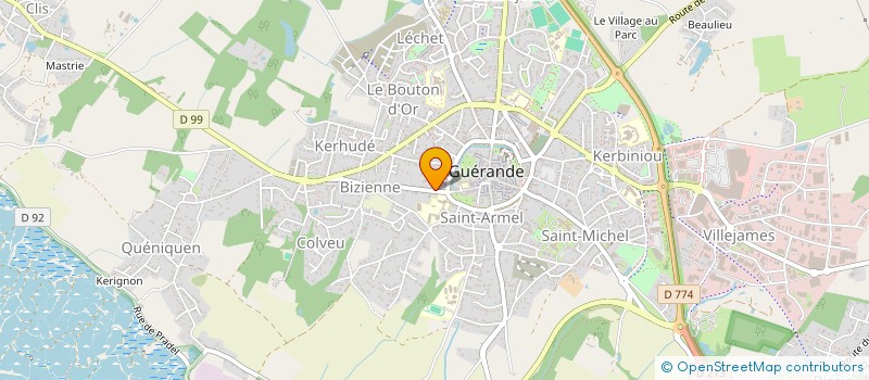localisation de l'entreprise LCDP à GUERANDE
