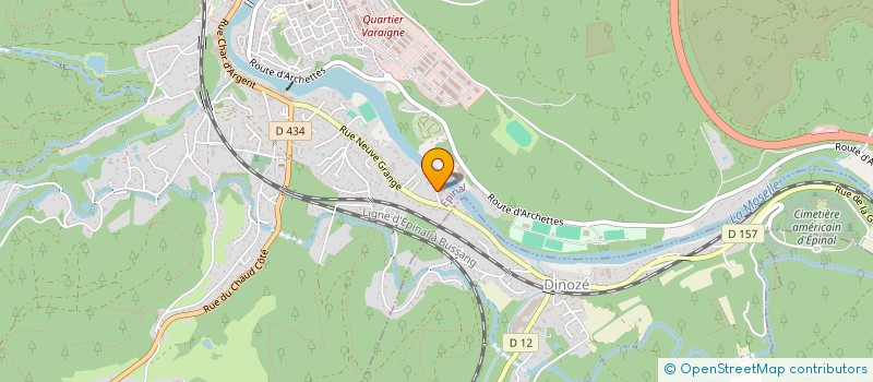 localisation de l'entreprise LCDP INVEST  EPINAL