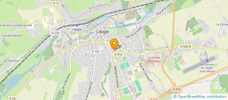 localisation de l'entreprise LCDP L'AIGLE à L'AIGLE
