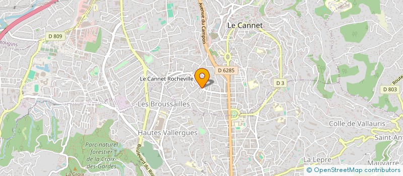 localisation de l'entreprise LCDS INVEST à LE CANNET
