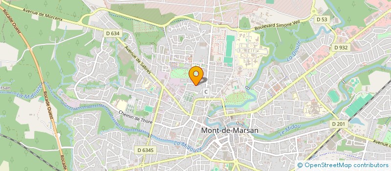 localisation de l'entreprise LCDV à MONT-DE-MARSAN
