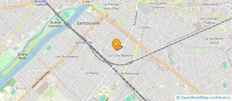 localisation de l'entreprise LCDV  SARTROUVILLE