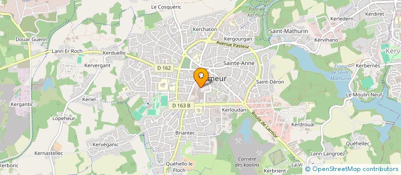localisation de l'entreprise LCDV, LA COULEUR DU VENT à PLOEMEUR
