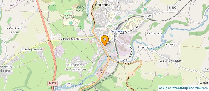 localisation de l'entreprise LCE  COUTANCES