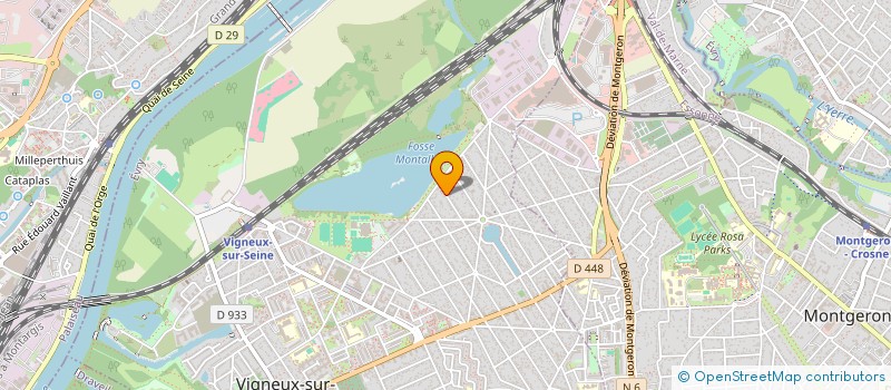 localisation de l'entreprise LCE  VIGNEUX-SUR-SEINE