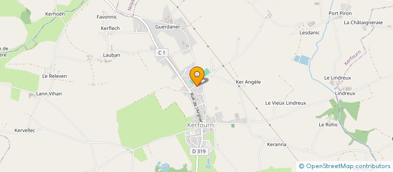 localisation de l'entreprise LCE ASSURANCES  KERFOURN