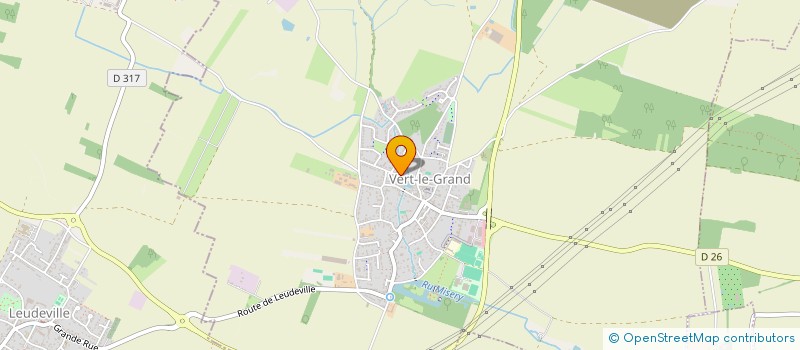 localisation de l'entreprise LCE EVOLUTION  VERT-LE-GRAND