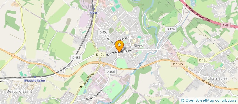 localisation de l'entreprise LCE GROUPE  RIVES