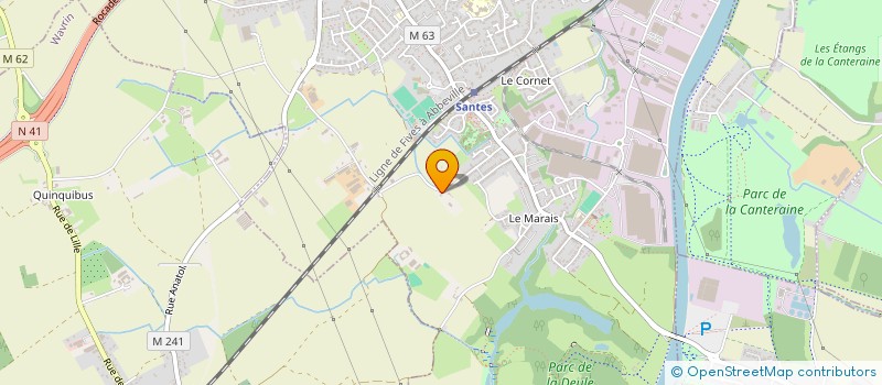 localisation de l'entreprise LCE INVESTISSEMENT  SANTES