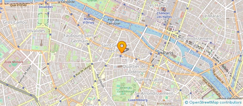 localisation de l'entreprise LCE ST GERMAIN  PARIS