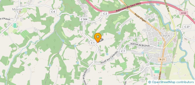 localisation de l'entreprise LCEL IMMO  LAYRAC