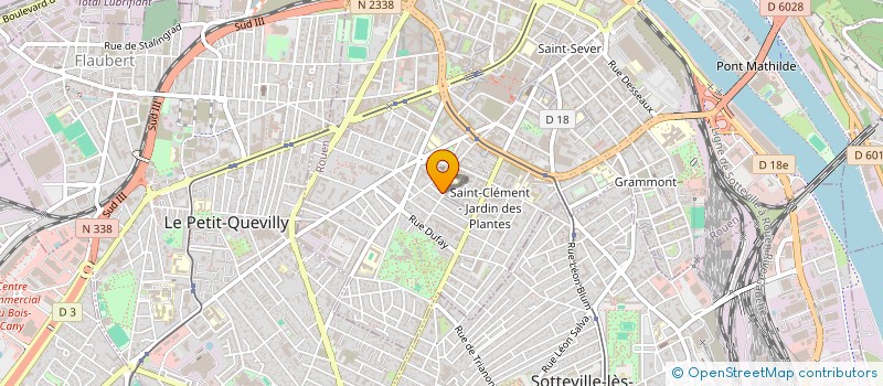 localisation de l'entreprise LCEM  ROUEN