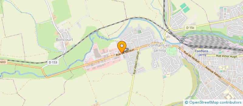 localisation de l'entreprise LCF  CONFLANS-EN-JARNISY