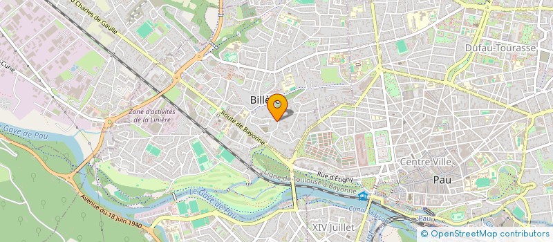 localisation de l'entreprise LCF à BILLERE